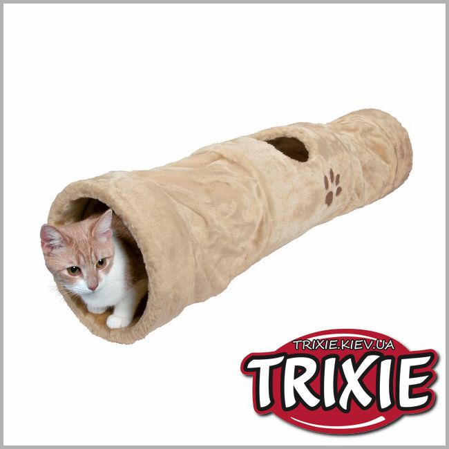 ТРИКСИ Украина - Туннель для кошки TRIXIE - плюш