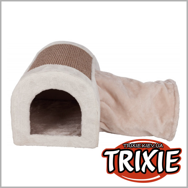 ТРИКСИ Украина - Домик-пещера Ladina+тоннель TRIXIE (Размер: 32×32×40см)