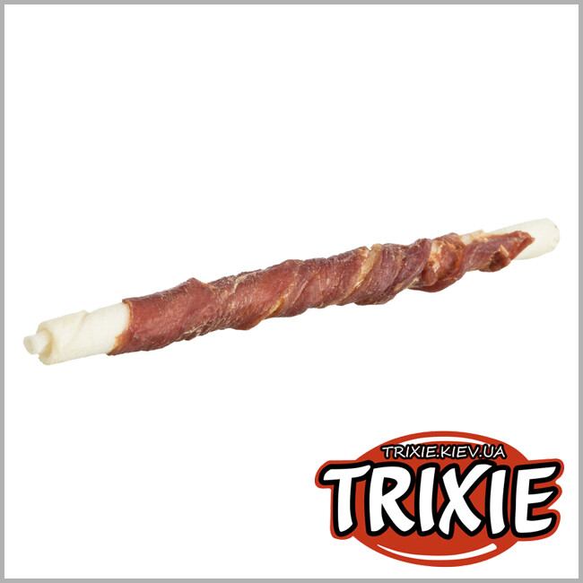 ТРІКСІ Україна - Паличка для чищення зубів Trixie DentaFun Duck Chewing Rolls (качка 12см*30шт / 240g)