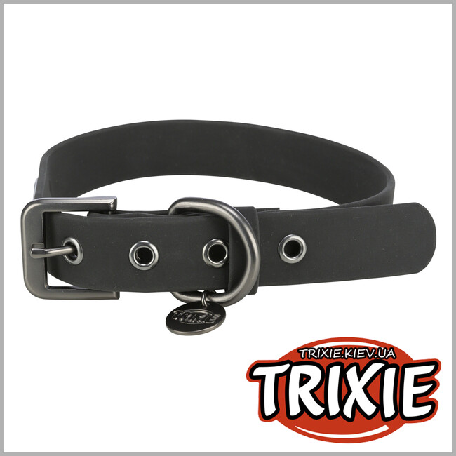 ТРИКСИ Украина - Ошейник для собак Trixie 1971901 CityStyle ПВХ XS–S 25–32 см 20 мм черный