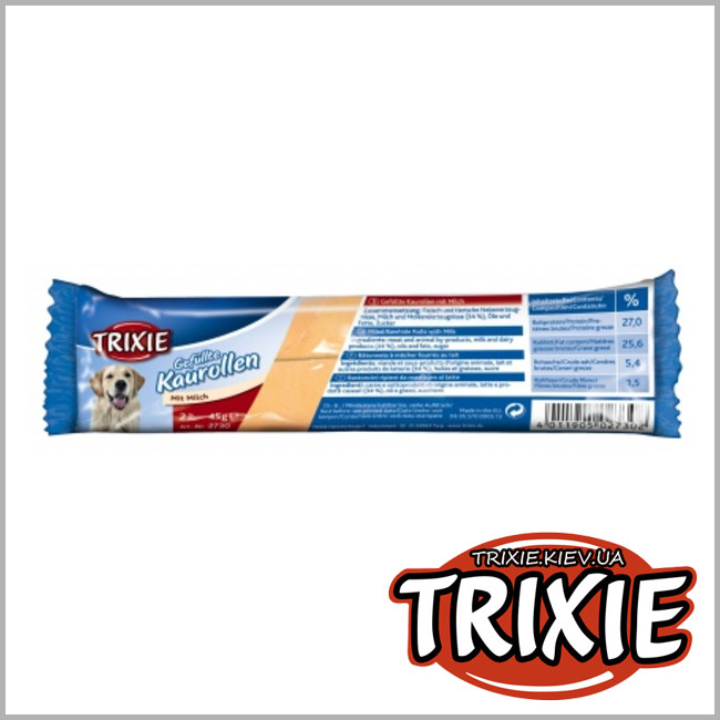 ТРИКСИ Украина - Палочки с начинкой для собак TRIXIE (Начинка: молоко)