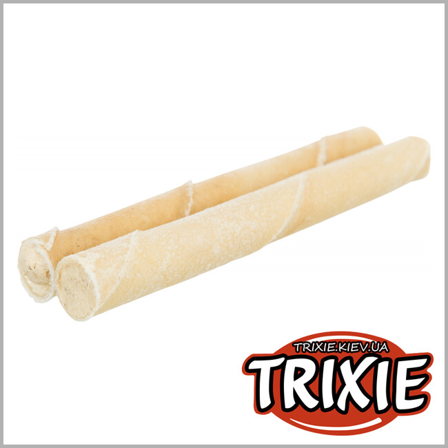 ТРИКСИ Украина - Жевательная ролл с начинкой Trixie для собак (пармезан / птица 12 см 100шт)