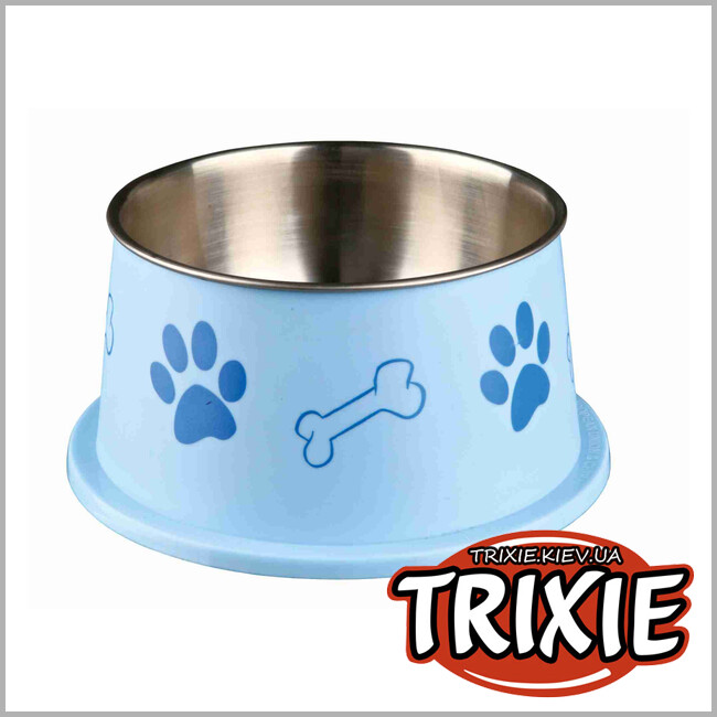 ТРИКСИ Украина - Высокая миска Trixie Long-Ear Bowl stainless steel (нержавеющая 900ml /ø 19 см)