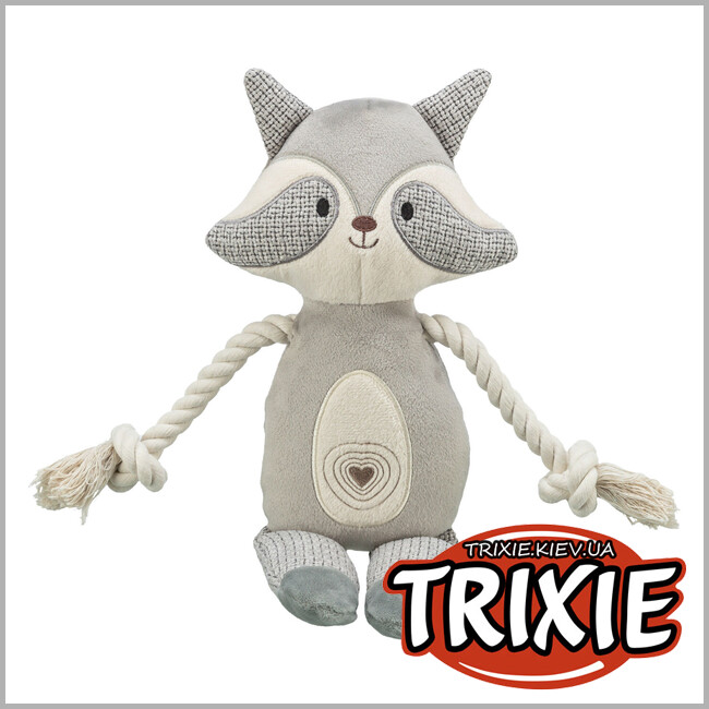 ТРИКСИ Украина - Енот игрушка для животных Trixie (плюш/ткань), 33см