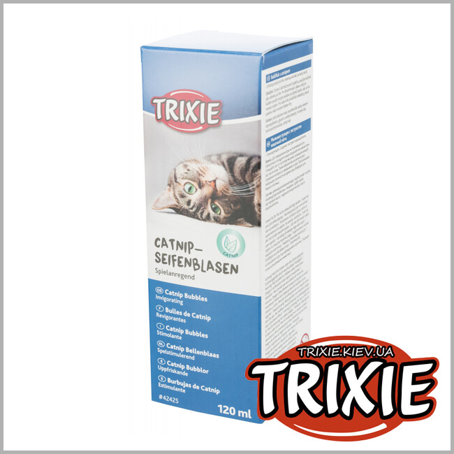 ТРИКСИ Украина - Мыльные пузыри с экстрактом кошачьей мяты TRIXIE (120 мл)