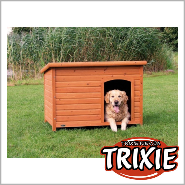 ТРИКСИ Украина - Будка для средних собак TRIXIE - Natura 39553 (Сосна Размер: 116х76х82см)