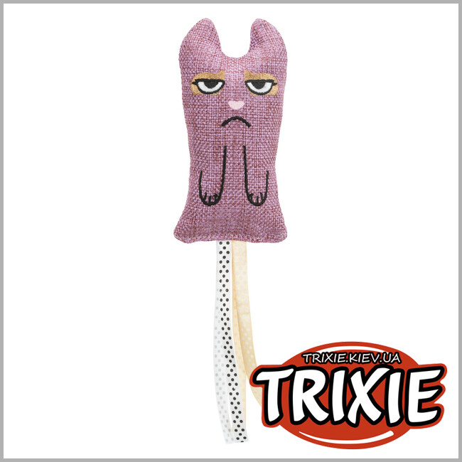 ТРІКСІ Україна - Іграшка-кішка XXL Trixie з стрічками (15 cm)
