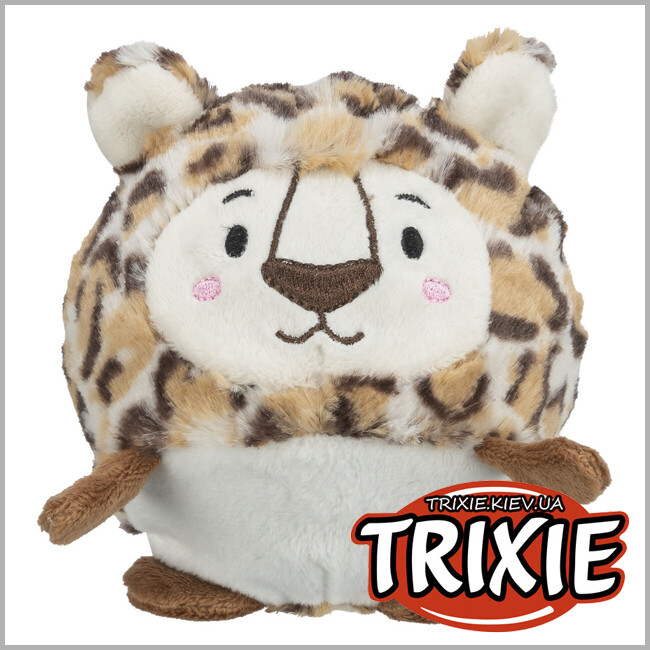 ТРИКСИ Украина - Леопард - мяч Trixie 34741 плюш/резина), 13см