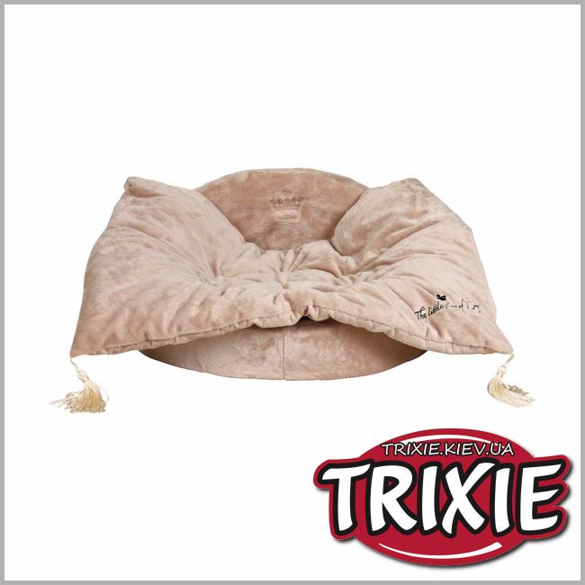 ТРИКСИ Украина - Лежак для собак TRIXIE - Королевский пес+ подстилка с кисточками (Размер: 85х24х65см)