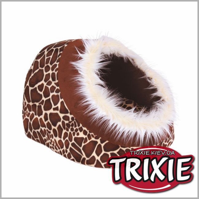 ТРИКСИ Украина - Лежак-пещера  для кошки TRIXIE - Minou (Размер: 35х26х41см, Цвет: жираф)