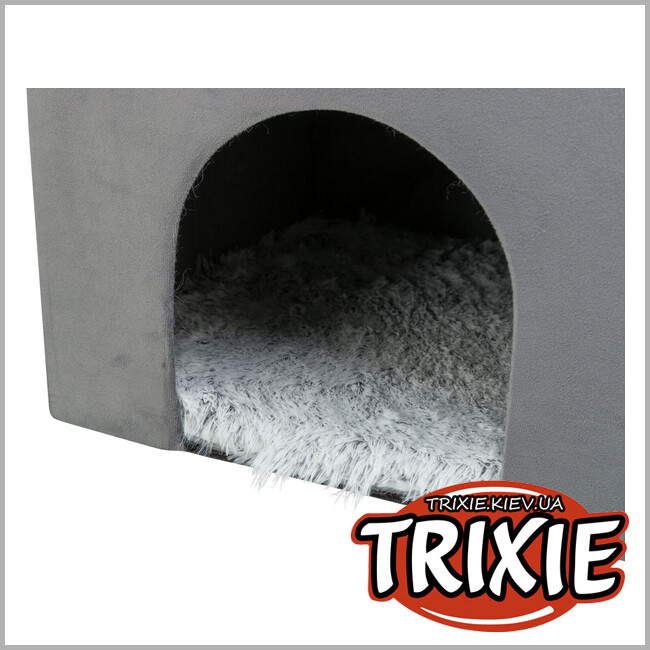 ТРИКСИ Украина - Лежак-пещера Trixie 375010 "Harvey", 38х38х38см, серый/бело-черный