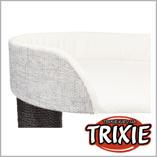 ТРІКСІ Україна - Будиночок-драпак для тварин Trixie 44444 XXL"Cara", 128см,білий/сірий