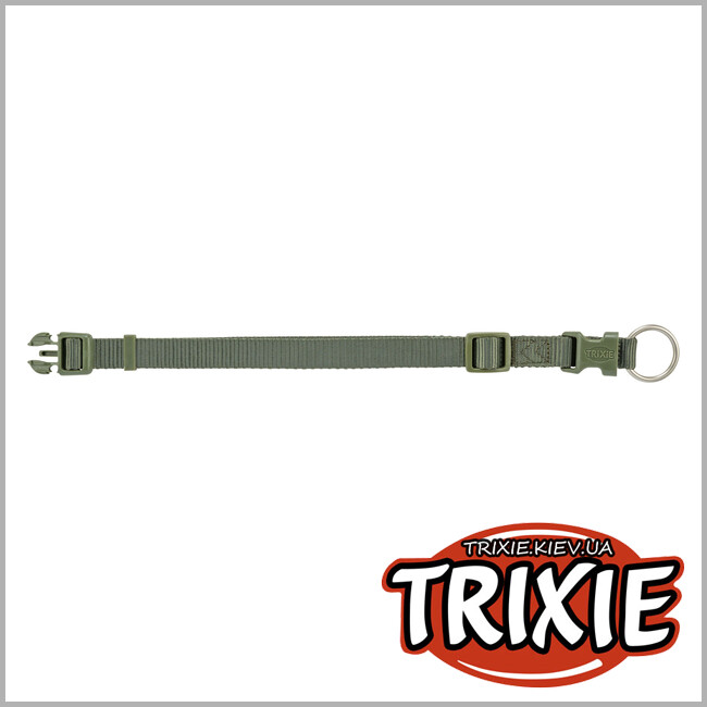 ТРИКСИ Украина - Ошейник для собак Trixie 201433 "Premium", XS-S: 22-35см/10мм, оливково-зеленый