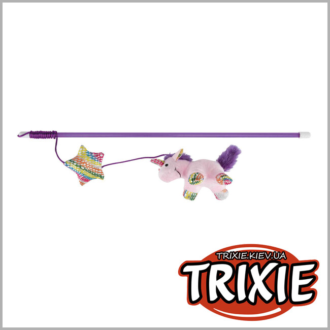 ТРИКСИ Украина - Игрушка удочка с единорогом TRIXIE (45 см)