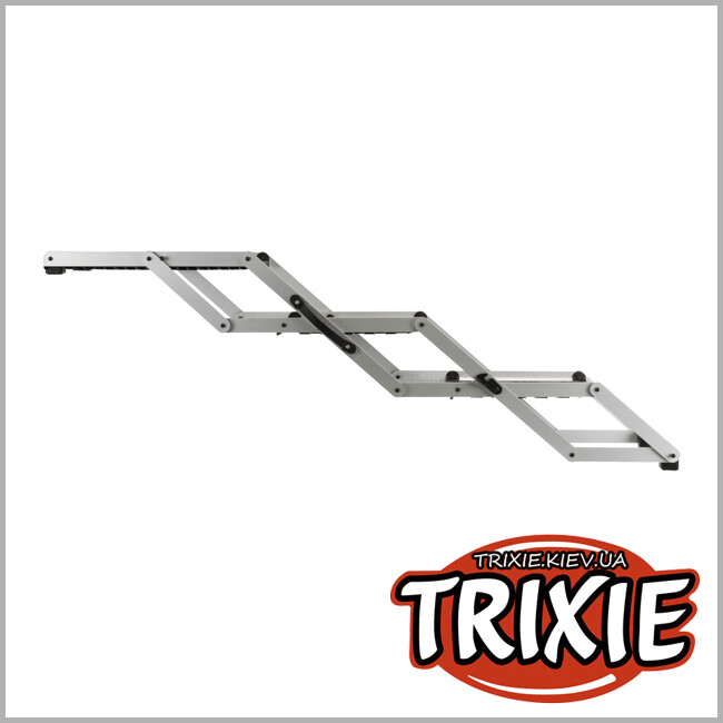 ТРИКСИ Украина - 3-ступенчатые складные ступеньки для животных Trixie 39376 (алюминий/пластик/ТПГ)