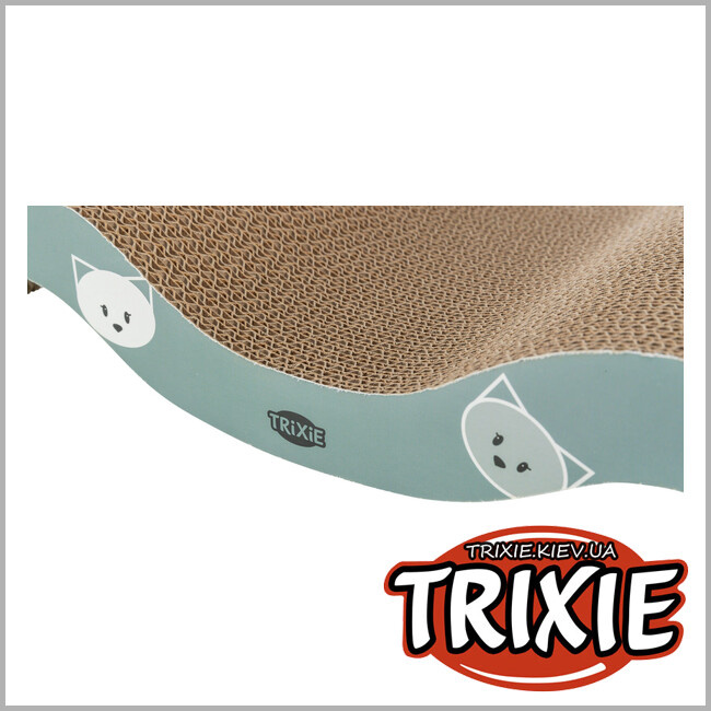 ТРІКСІ Україна - Дряпка-хвиля для котів Trixie 48001 Mimi Wave картонна 50х9х23 см