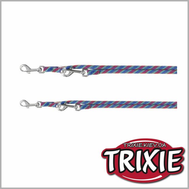 ТРИКСИ Украина - Поводок для собак TRIXIE - Mountain Rope (Размер: 2,00 м / 13 мм, Цвет: синий, нейлон)