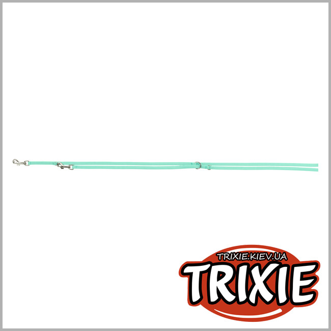 ТРИКСИ Украина - Поводок-перестежка Premium-TRIXIE двухслойный (Размер XS: 2.00м/10мм, мятный)