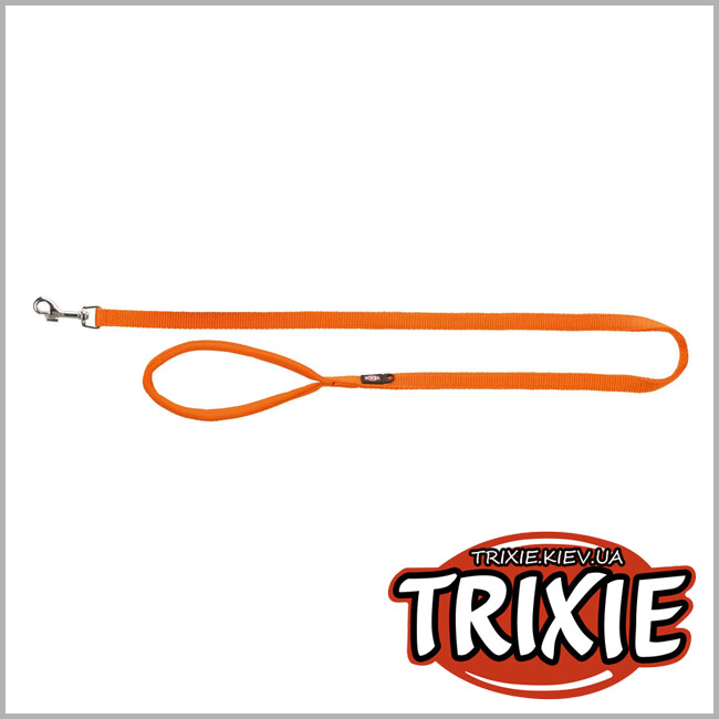 ТРІКСІ Україна - Повідець Premium-TRIXIE (M-L 1м/20мм, папайя, неопрен)