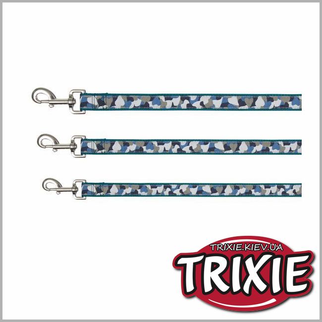 ТРИКСИ Украина - Поводок для собак TRIXIE - Камуфляж (Размер:1,0м/20мм, нейлон )