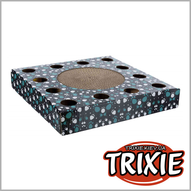 ТРІКСІ Україна - Драпак-коробка з м'ячиком усередині TRIXIE (33×5.5×33 см)
