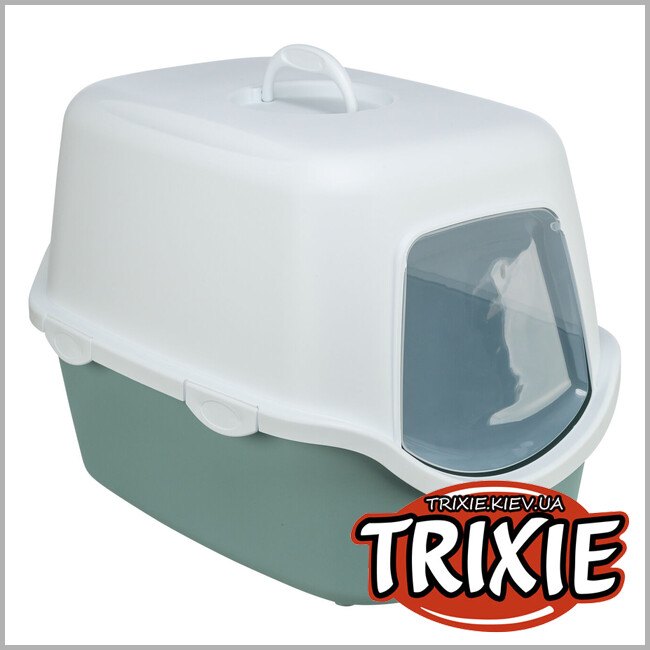 ТРІКСІ Україна - Туалет-будиночок для кота Trixie 402710 "Vico", 40х40х56см, шавлія/білий