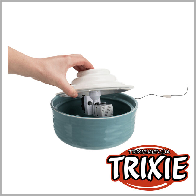 ТРИКСИ Украина - Питьевой фонтан Vital Falls-TRIXIE (керамика, 1.5L)