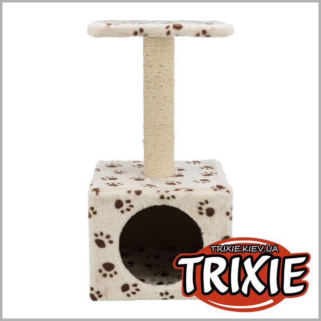 ТРІКСІ Україна - Junior Trixie 43354 драпак/будиночок "Zamora", 60 см, беж з лапами