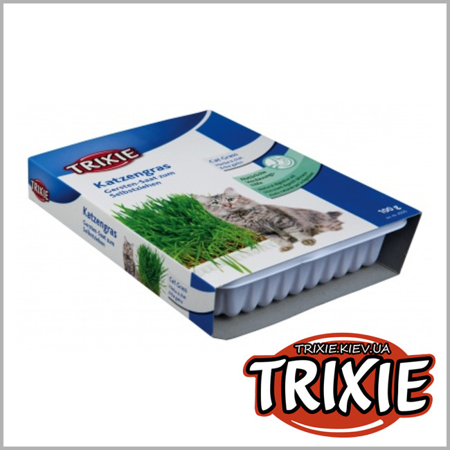 ТРІКСІ Україна - Трава для кота з піддоном TRIXIE