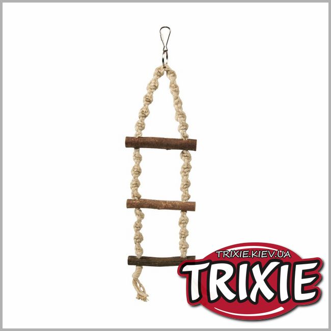 ТРІКСІ Україна - Мотузкові сходи для птахів TRIXIE (Розмір: 40см)