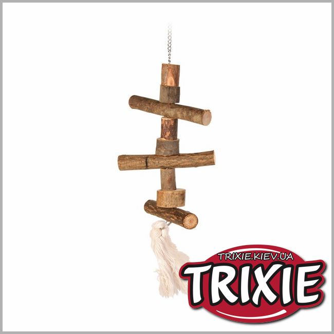 ТРІКСІ Україна - Дерев'яна драбинка для папуги TRIXIE - NaturalLiving