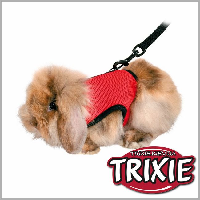 ТРИКСИ Украина - Шлейка-жилетка для грызунов TRIXIE (Для  свинки/кролика/хорька)