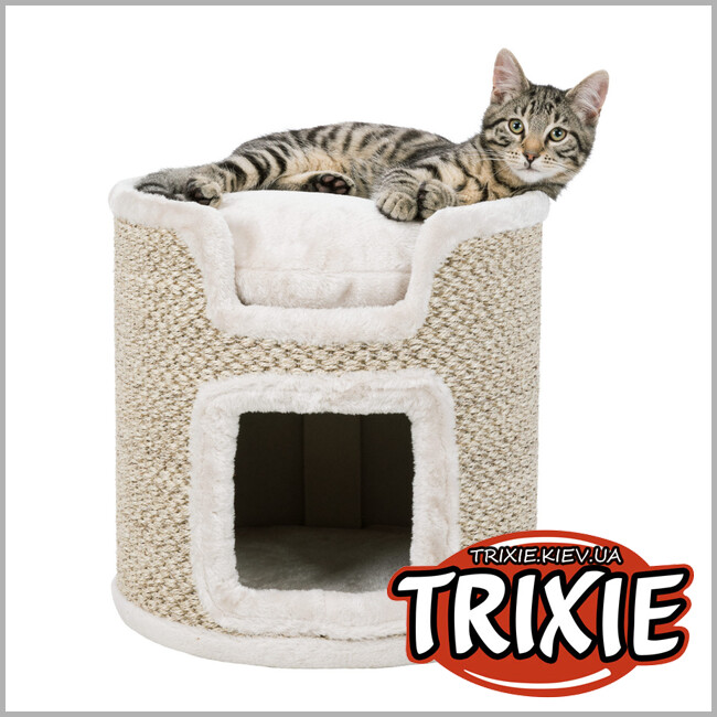 ТРИКСИ Украина - Драпак башня Trixie Ria Cat Tower (плюш 37 см)