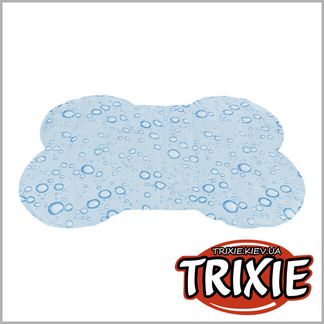 ТРИКСИ Украина - Охлаждающий коврик в форме косточки TRIXIE( М: 60х45см,голубой)
