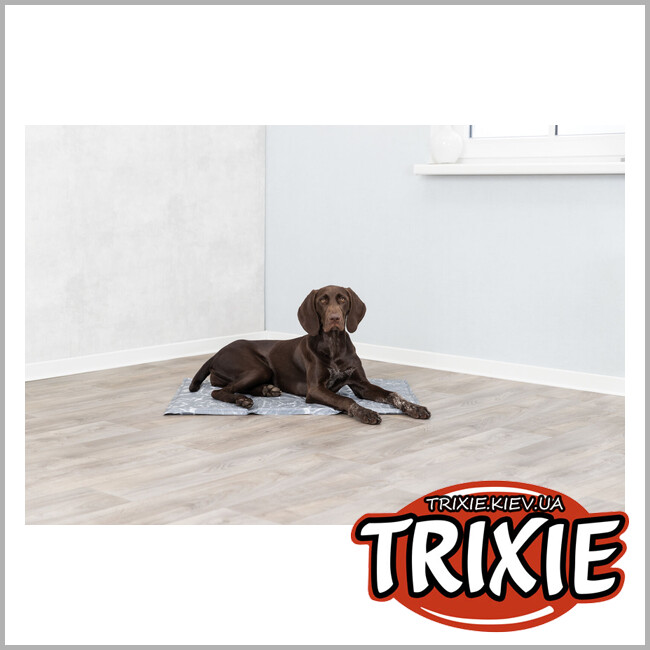 ТРИКСИ Украина - Охлаждающий коврик для собак Trixie 28786 "Soft", L: 65х50см, серый
