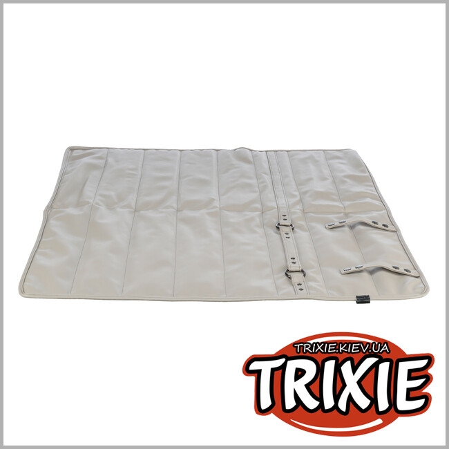 ТРИКСИ Украина - Дорожное одеяло из искусственной кожи для животных Trixie 28230 CityStyle 80х80см, светло-серый