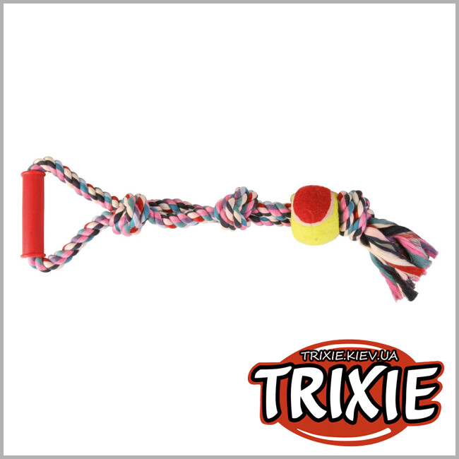 ТРИКСИ Украина - Канат с мячем для собак TRIXIE - Denta Fun