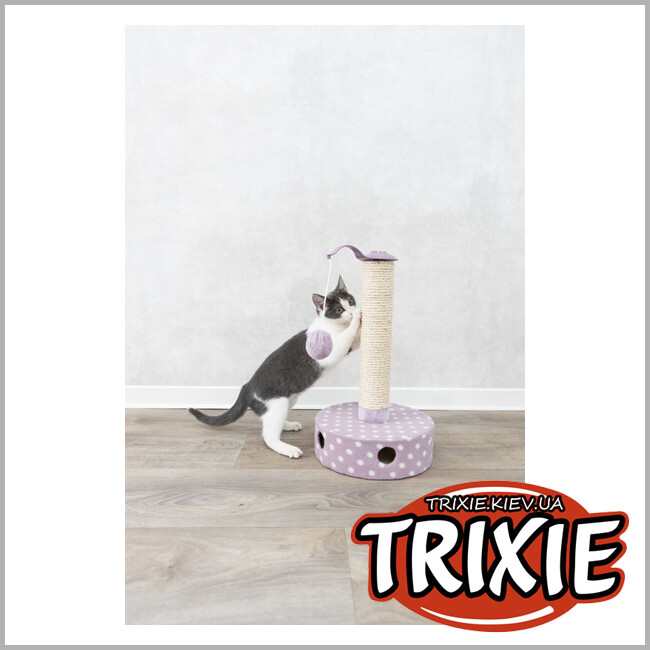 ТРИКСИ Украина - Царапка Trixie 42930 для котят флис 26/47 см светло-сиреневая