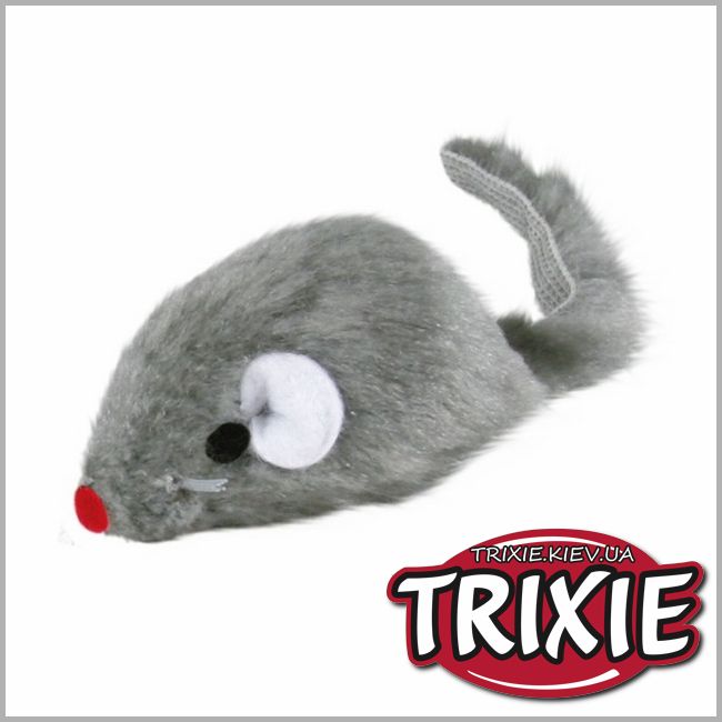 ТРІКСІ Україна - Плюшева миша для кішки TRIXIE (Розмір: 5см)