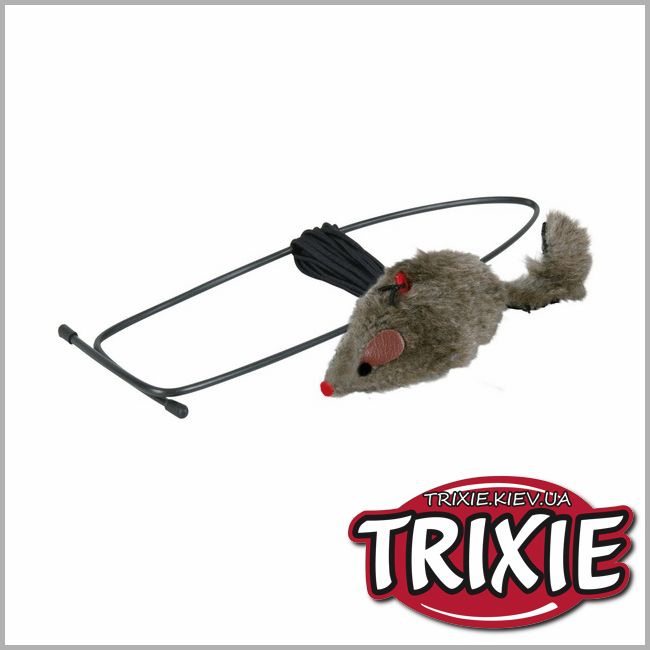 ТРІКСІ Україна - На дверний отвір Миша на вудці Trixie Mouse for Doorframes (8см/190см)