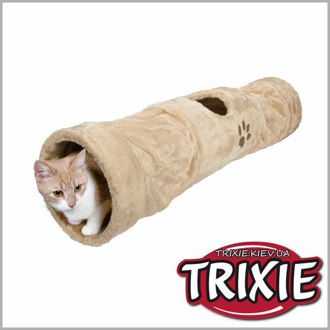 ТРИКСИ Украина - Туннель для кошки TRIXIE - плюш