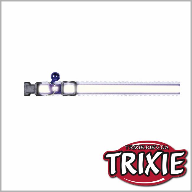 ТРИКСИ Украина - Ошейник для кошки TRIXIE - с отражателем, пластик