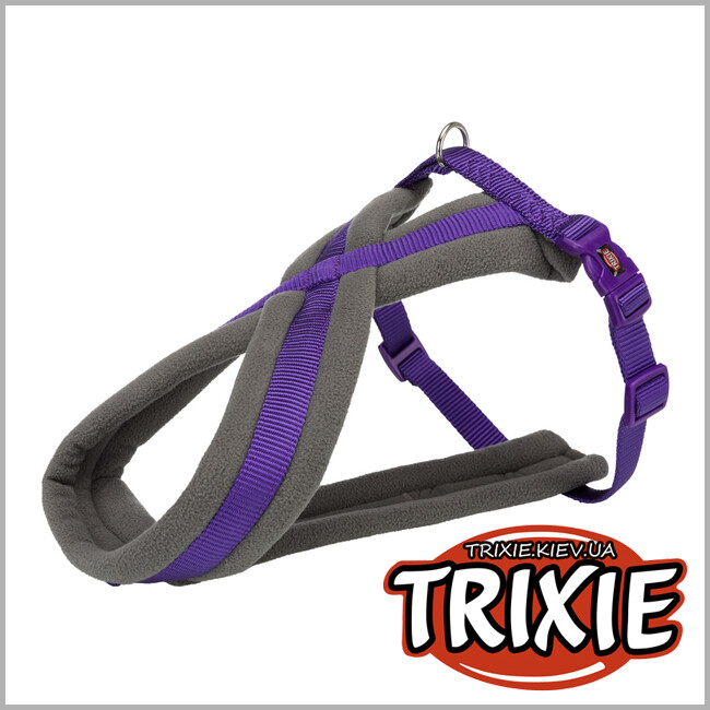 ТРІКСІ Україна - Шлея Trixie Premium Touring Harness (XXS-XS: 26-38см/10мм фіолет)