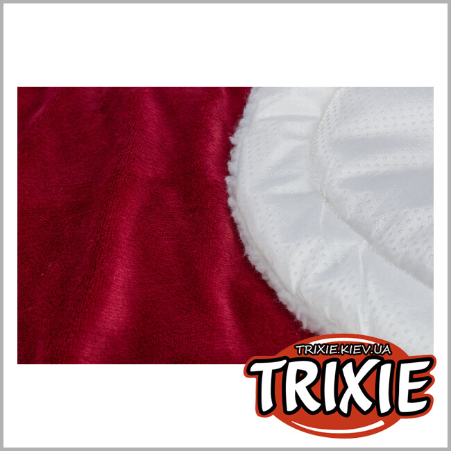 ТРИКСИ Украина - Рождественский коврик Trixie 92408 "Nevio", 75х47см, красный/белый