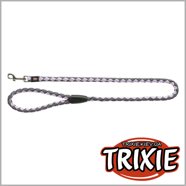 ТРИКСИ Украина - Поводок Cavo-TRIXIE ( S-M: 1.00м/12мм, св-синеневый/графит )