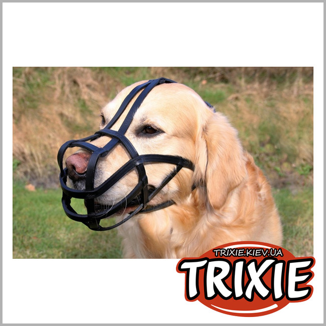 ТРИКСИ Украина - Намордник кожаный для собак TRIXIE(Размер: 19cм)