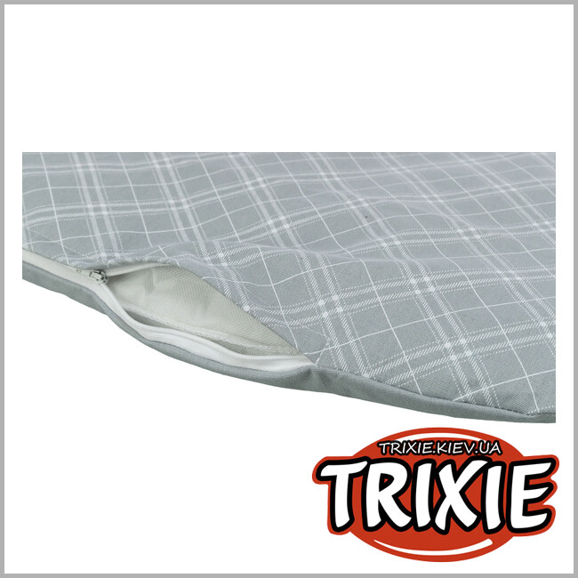 ТРИКСИ Украина - Лежак для животных Trixie 37244 "Jessie", 110х80см, серый/белый