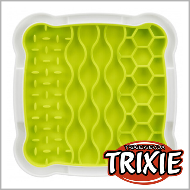 ТРИКСИ Украина - Тарелка для облизывания  Trixie Lick &amp; Snack Licking Plate ( TRP 20*20 см)