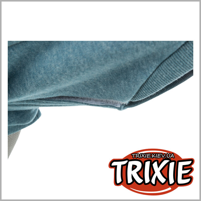 ТРИКСИ Украина - Худи для собак Trixie 680707 BE NORDIC с капюшоном "Flensburg", М: 50см, петроль