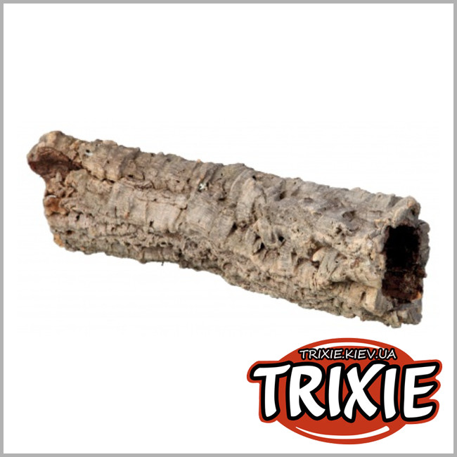 ТРІКСІ Україна - Пробковий тунель для рептилій та гризунів Trixie Cork Tunnel( до 10см/ 40см * 10шт)